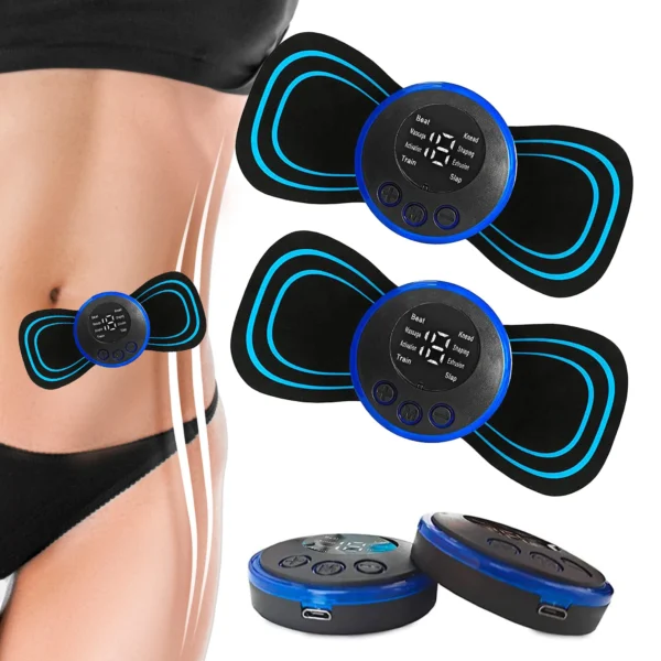 Mini Muscle Body Massager 19 Speed 8 Modes for Pain Relief for Full Body and Relaxation of Arm, Leg Shoulder, Waist