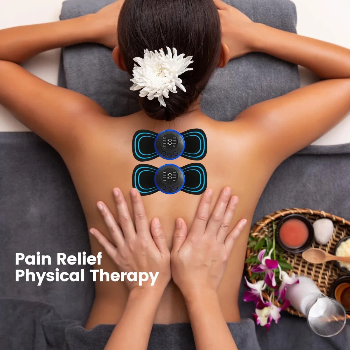 Mini Muscle Body Massager 19 Speed 8 Modes for Pain Relief for Full Body and Relaxation of Arm, Leg Shoulder, Waist - Image 4