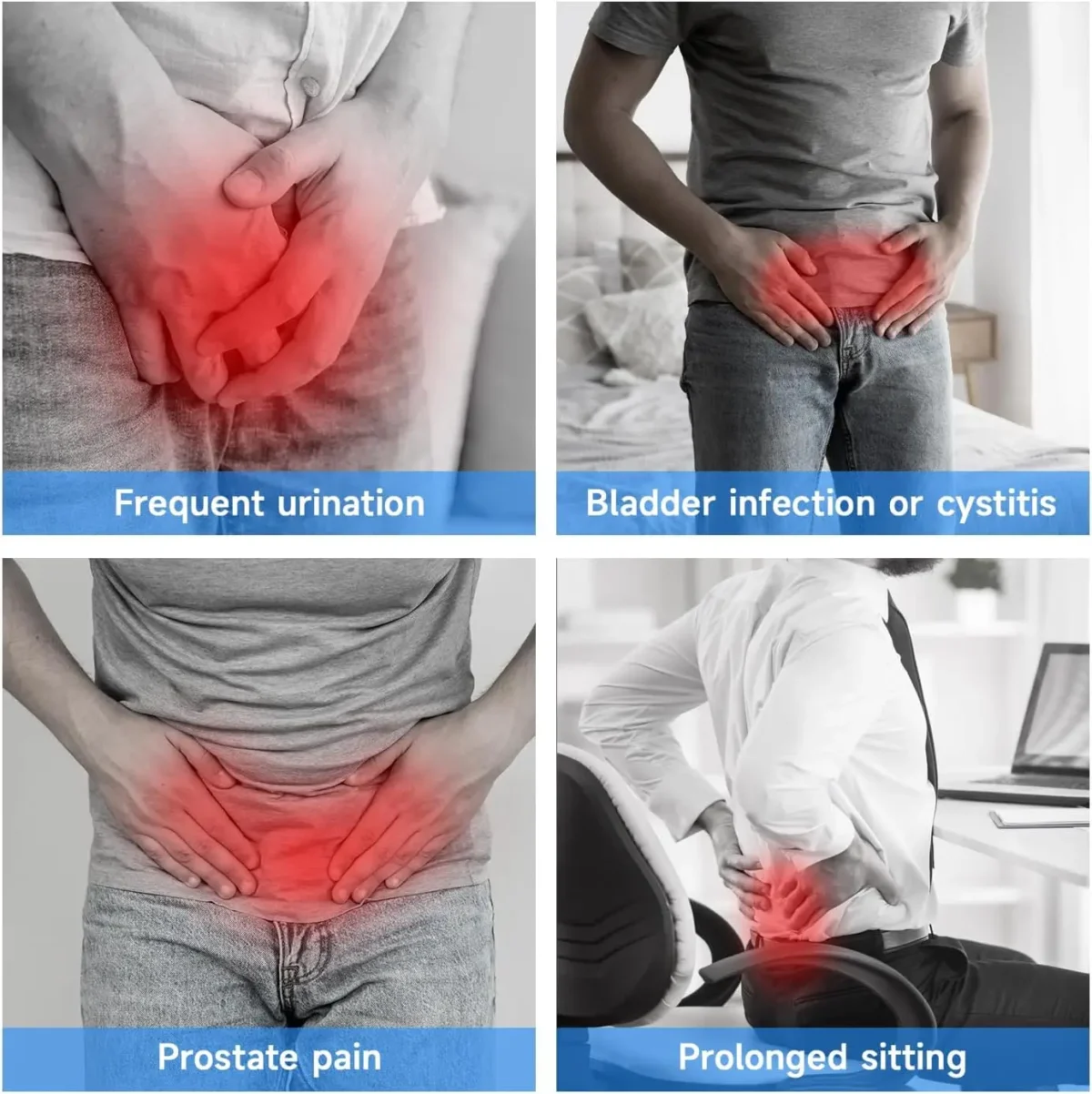 Red Light Therapy for Male Wellness,Rechargeable Wireless 660&850nm Near Infrared Light Therapy Pad for Prostate Therapy for Men - Image 5